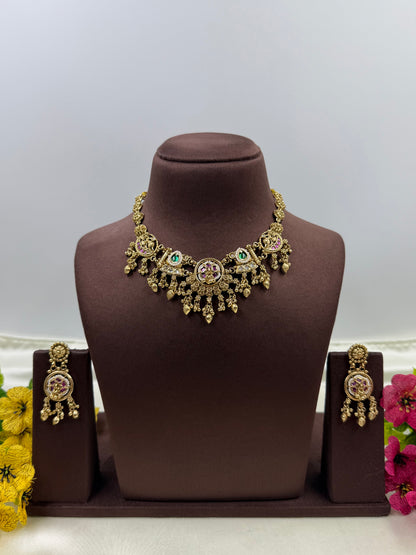 Unnati Heritage Delicate Necklace Set