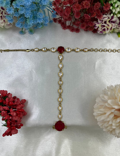 Tanishkaa Moissanite Premium Hath Panja (One pis)
