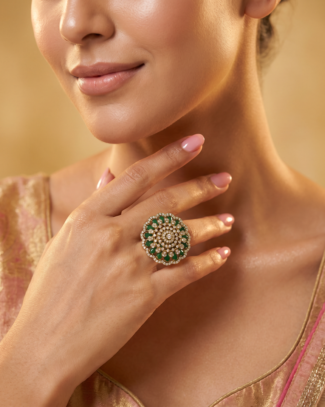Dimpi  Victorian Ad Ring