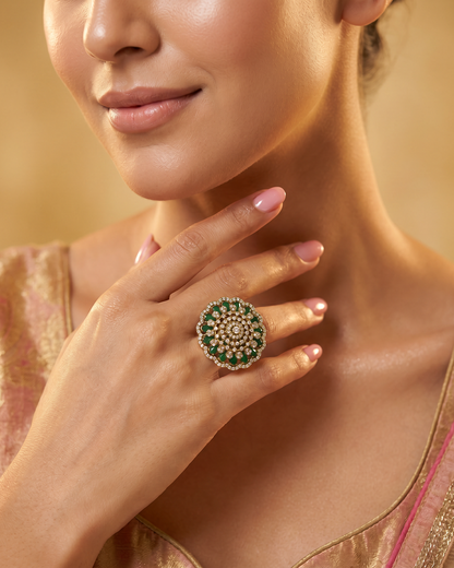 Dimpi  Victorian Ad Ring