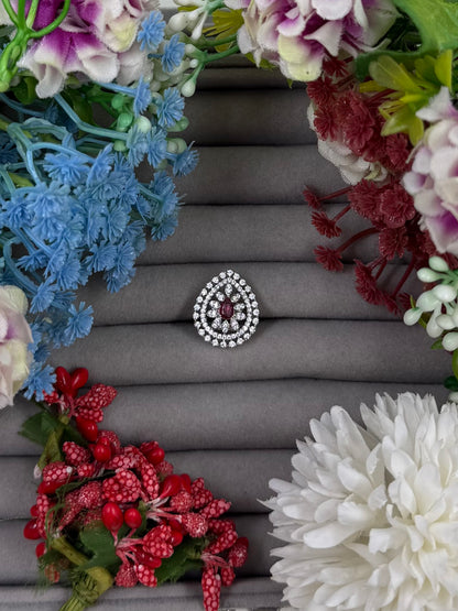 Alyvia American Diamond Ring (Adjustable)