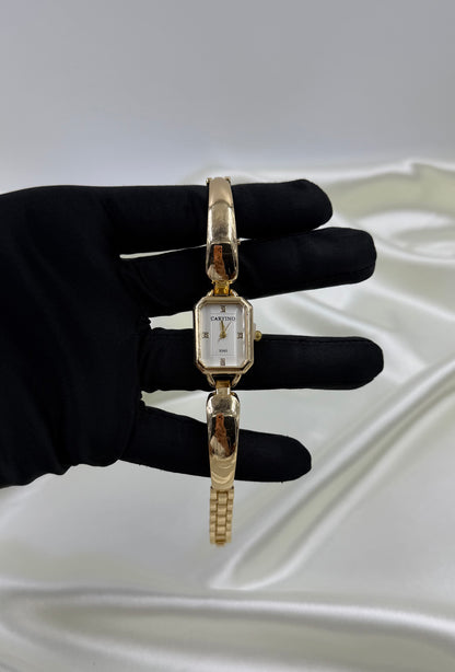 Krisha Gold Stainless Steel Watch (Adjustable)