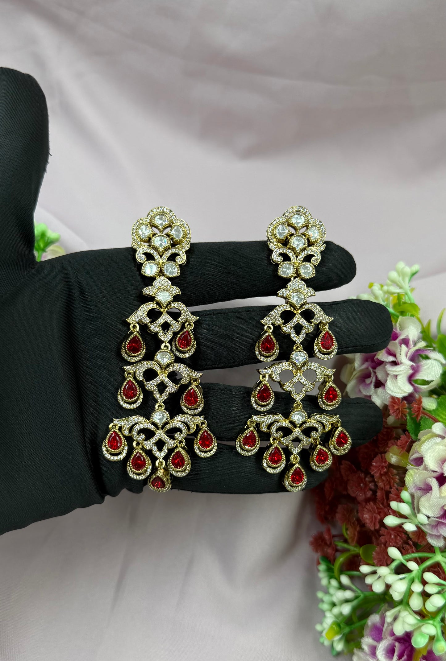 Sophia Victorian Moissanite Earring