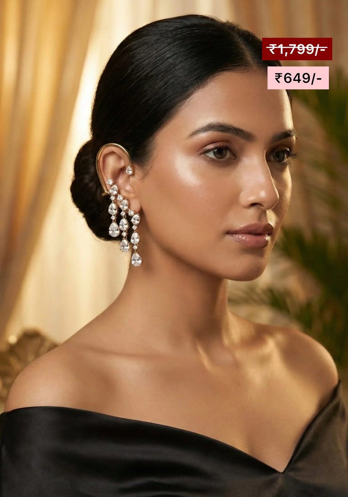 Kaira Dangling American Dimond Earrings
