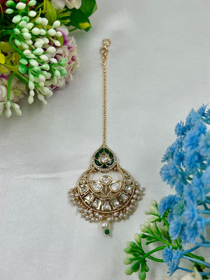 Riya Moissanite Mang Tika