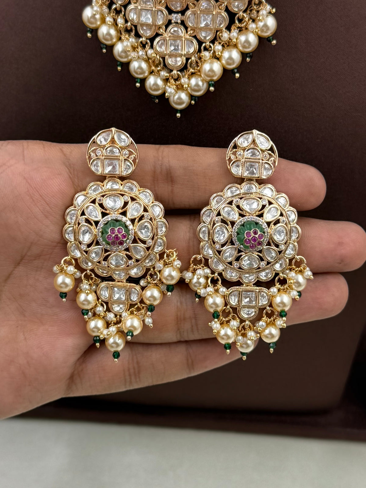 Prachi Moissanite Choker Set