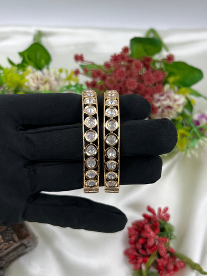 Vidya Moissanite Bangles (Openable)