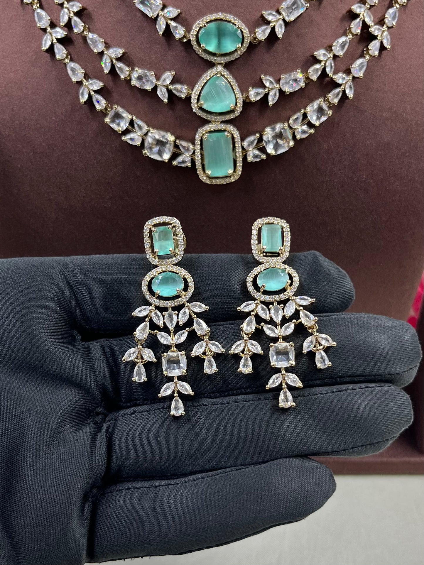 Victorian Triple Layer Necklace Set