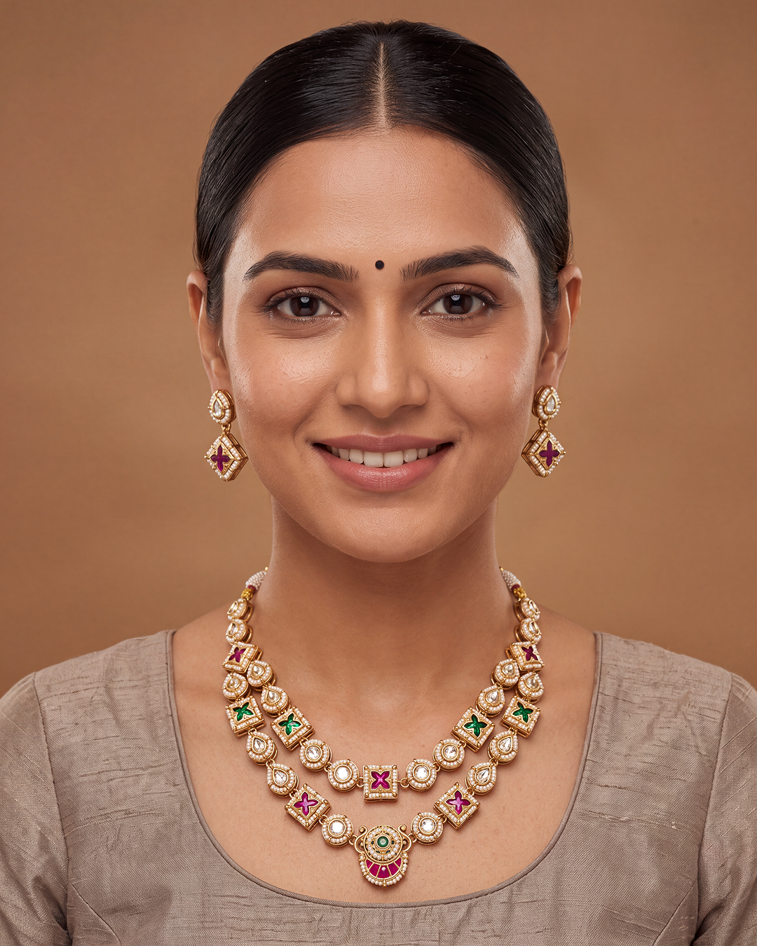 Pooja Heritage Necklace Set