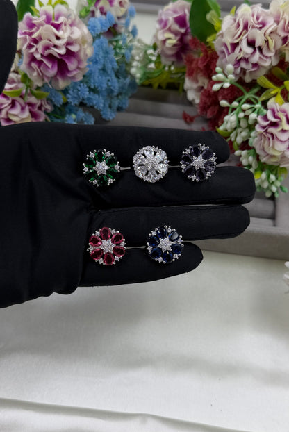 Julia American Diamond Ring (Adjustable)