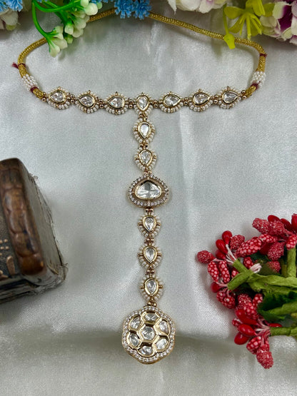 Diya Moissanite Hath Panja (One Pis)