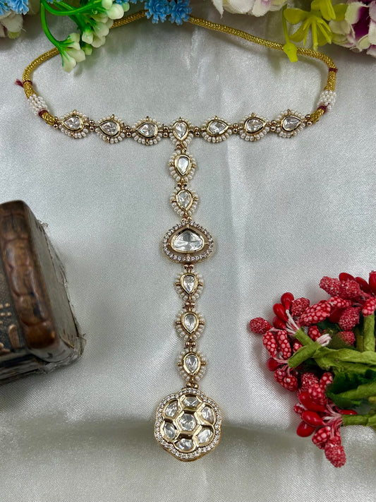 Diya Moissanite Hath Panja (One Pis)