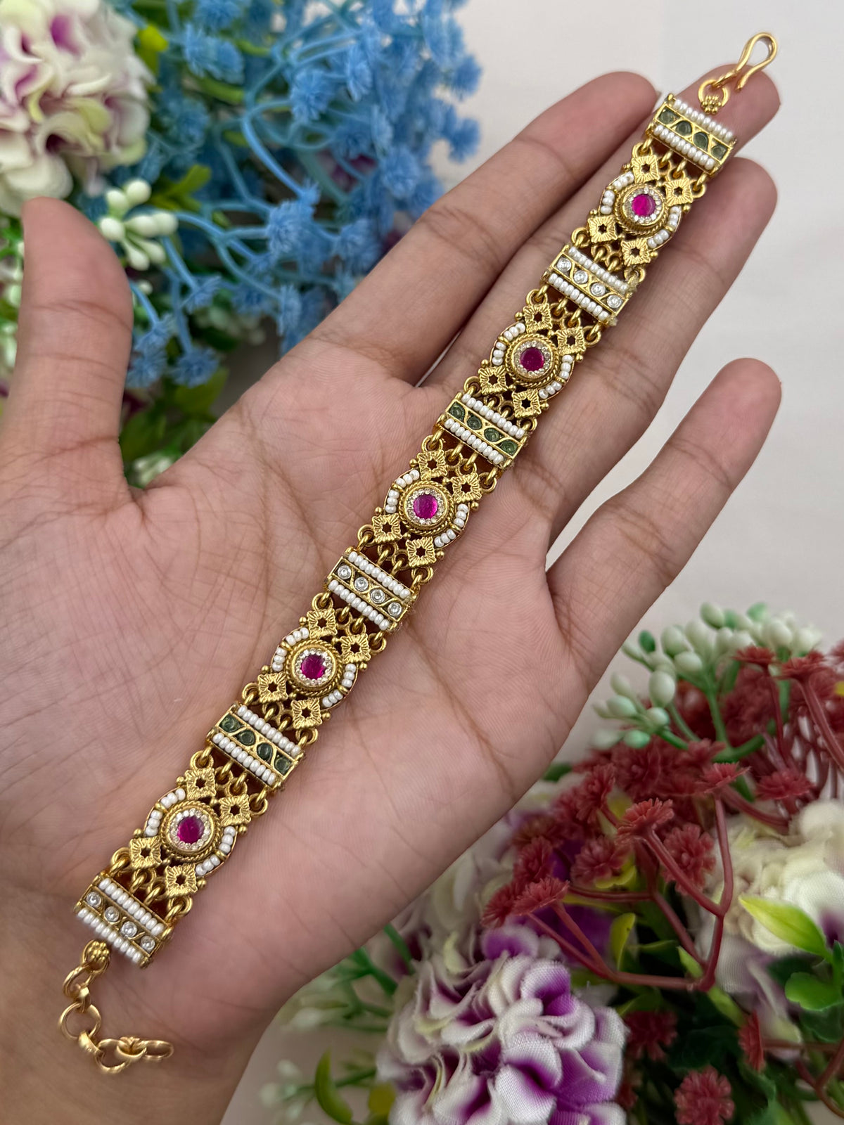 Vidhi Heritage Bracelet (Adjustable)