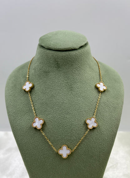 Marble Flower Necklace