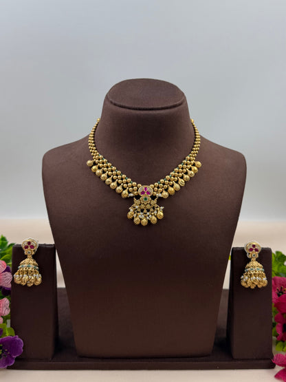 Pranisha Heritage Chorski Necklace Set