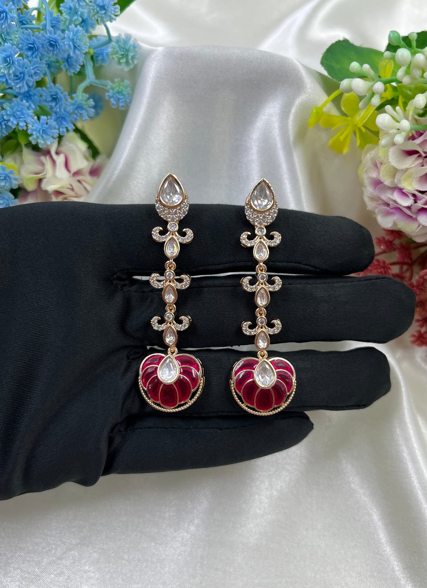 Kajol Moissanite Earing