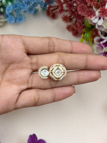 Diya Moissanite Ring (Adjustable)