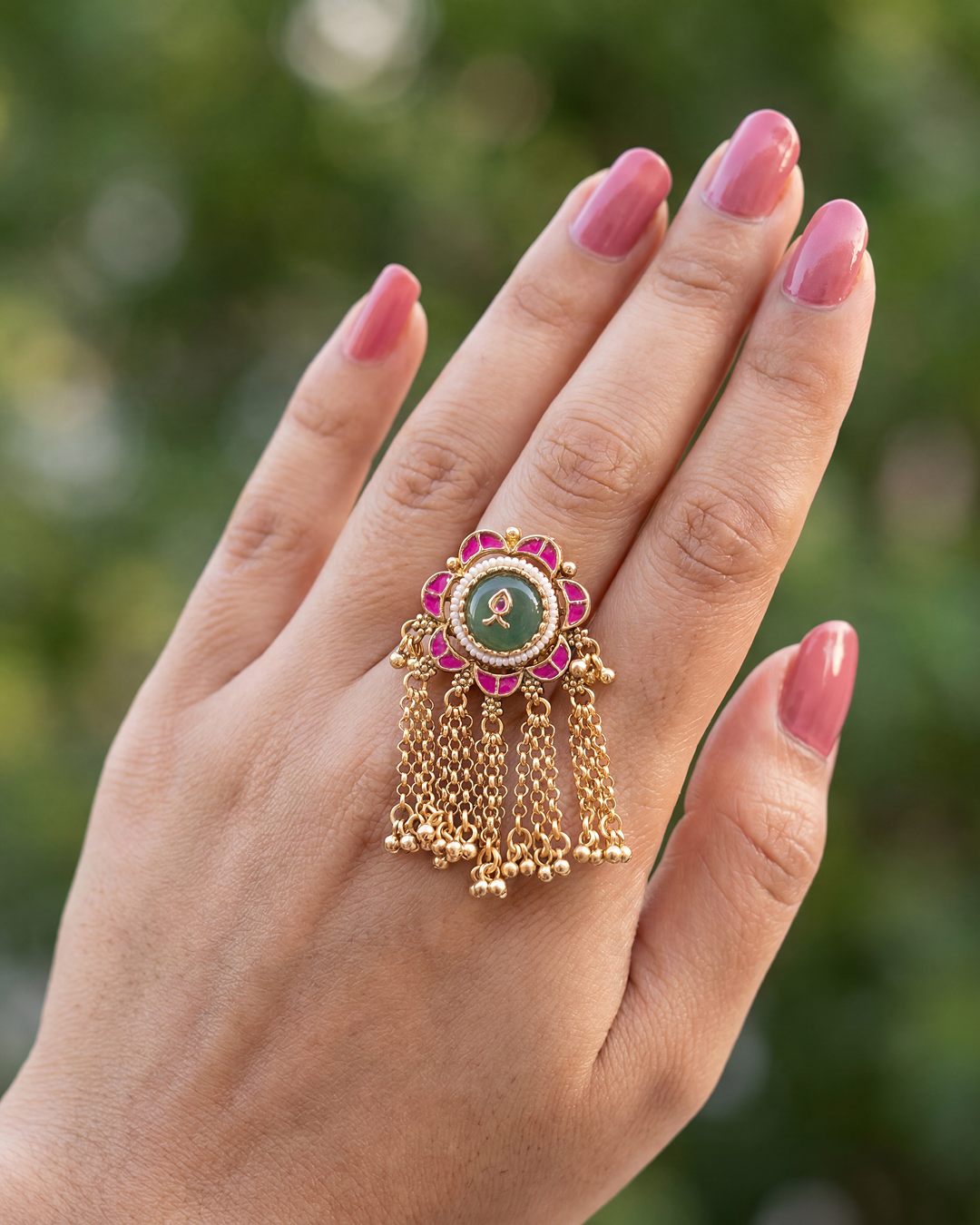 Ishani Heritage Chorski Ring (Adjustable)