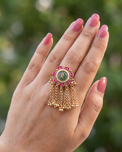 Ishani Heritage Chorski Ring (Adjustable)