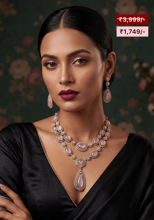 Kritika Elegant Layers Victorian Necklace Set