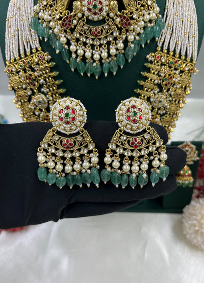 Rupmati Pachi Kundan Combo Set