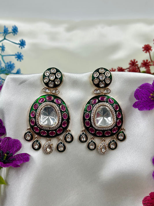 Navya Moissanite Earring
