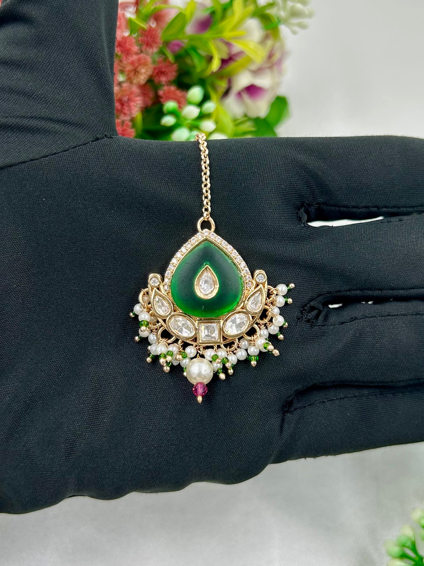 Namrata Moissanite Mang Tika