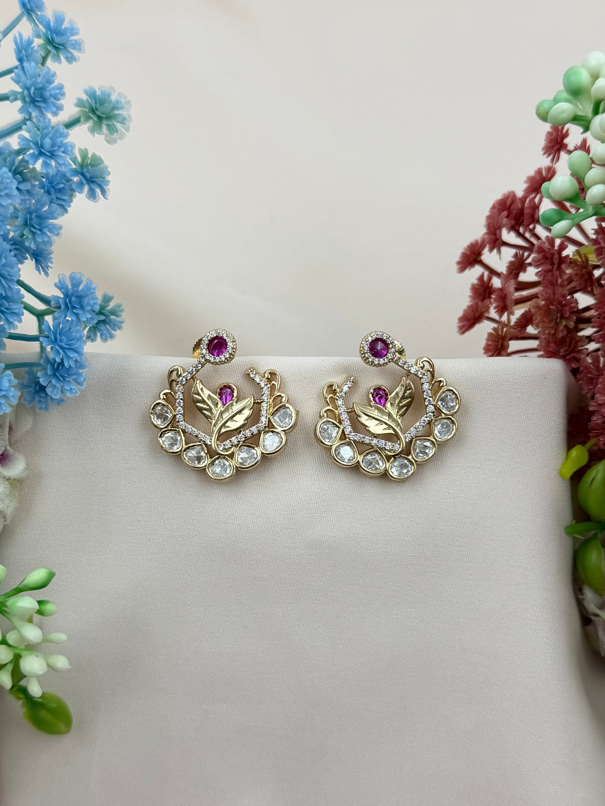 Priya Moissanite Earring