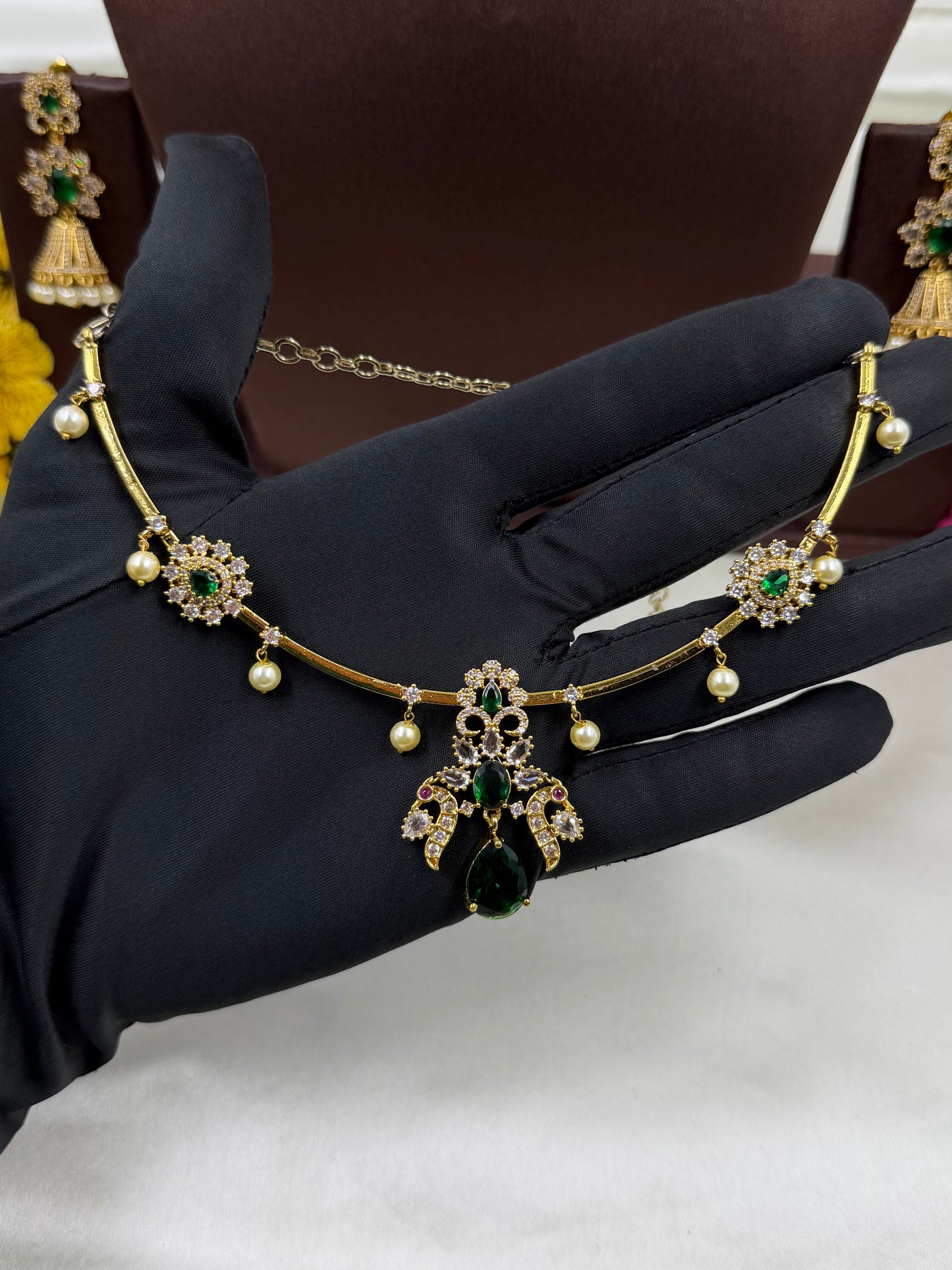 Rohini Traditional Hasli Necklace