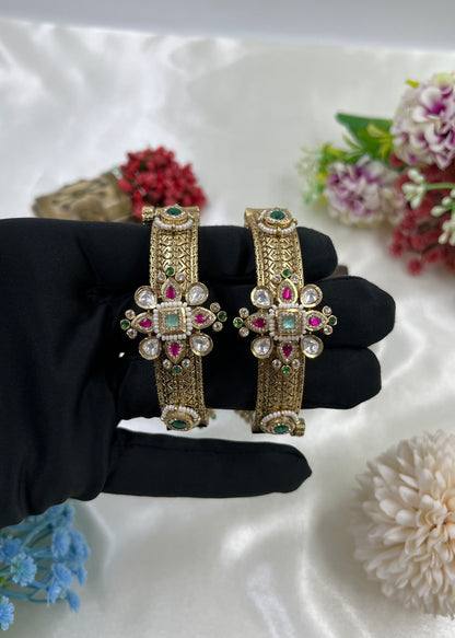 Tejal Heritage Bangles [Openable]