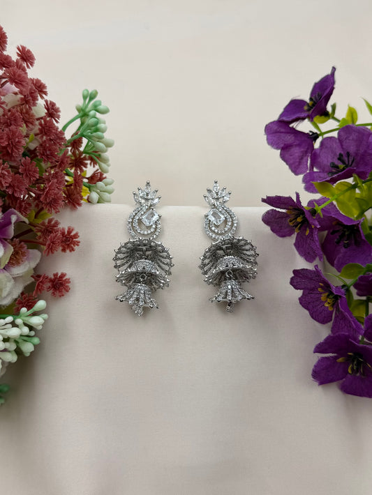 Hazel American Diamond Earring