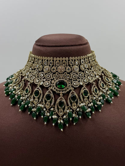 Vinita Victorian Choker Necklace Set