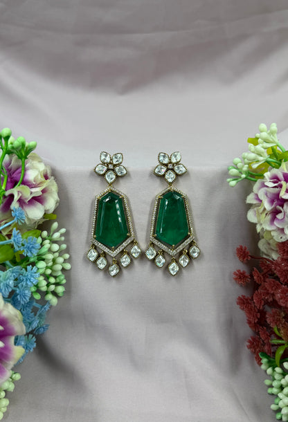 Zoe Victorian Moissanite Earring