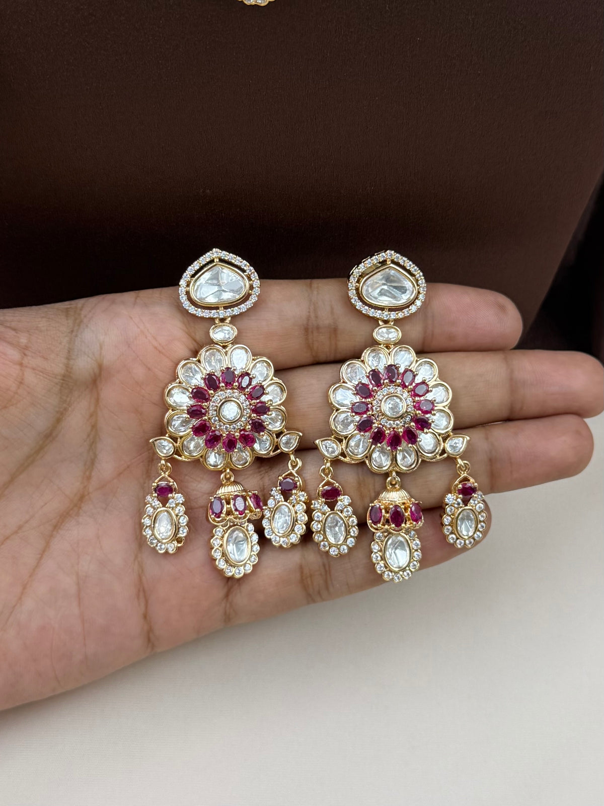 Shivangi Moissanite Choker Necklace Set