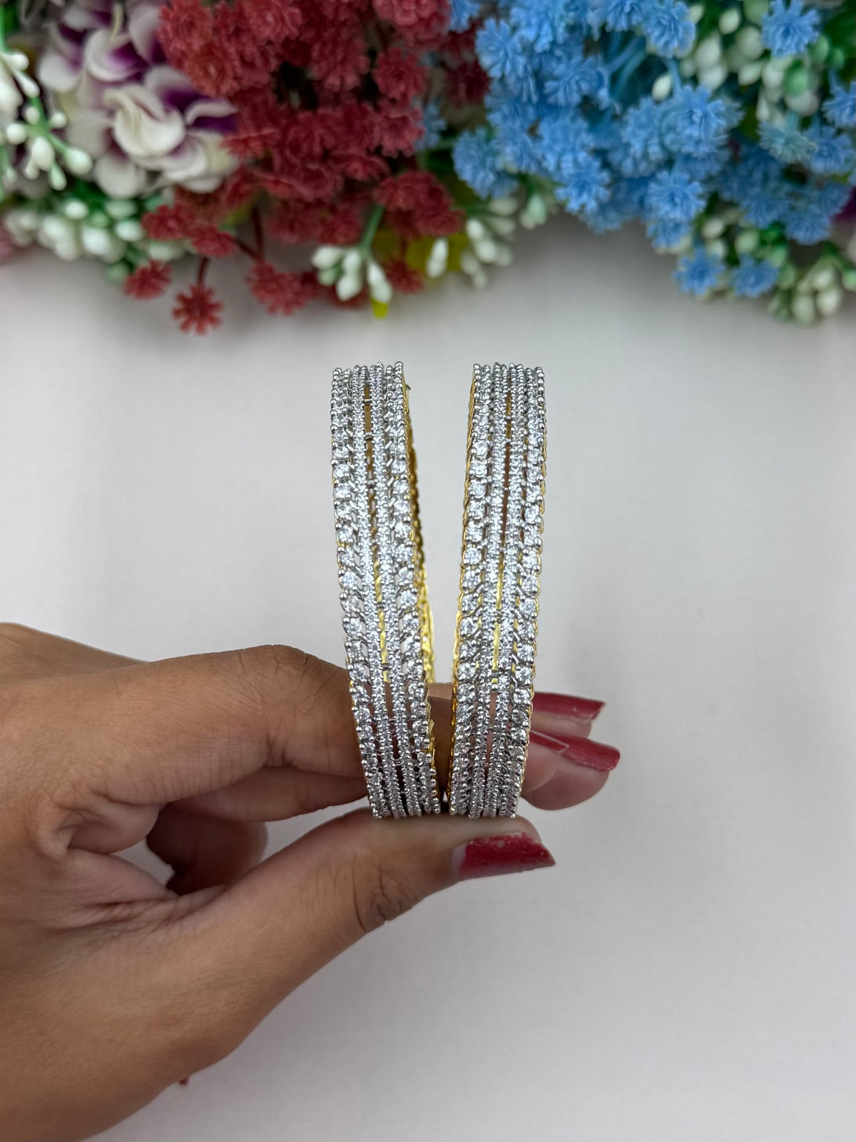 Sabrina American Diamond Bangles