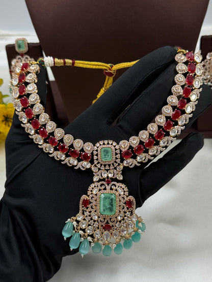 Preeti Moissanite Premium Necklace