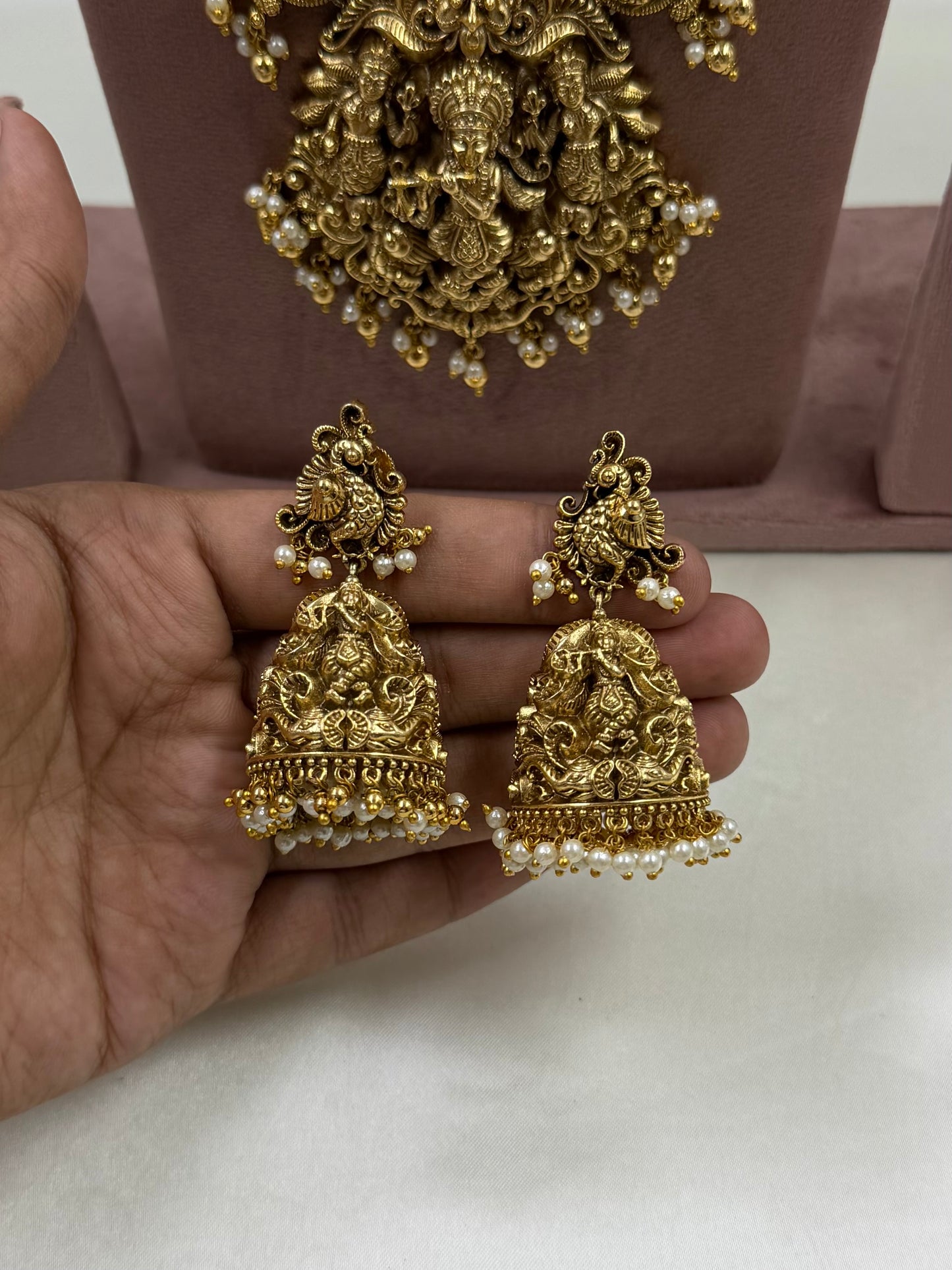 Samara South Indian Long Necklace Set