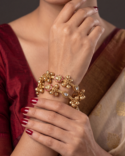 Shalini Victorian Traditional Ghungroo Bangles