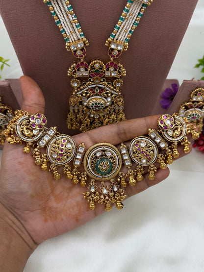 Aparna Heritage Chorski Combo Necklace Set