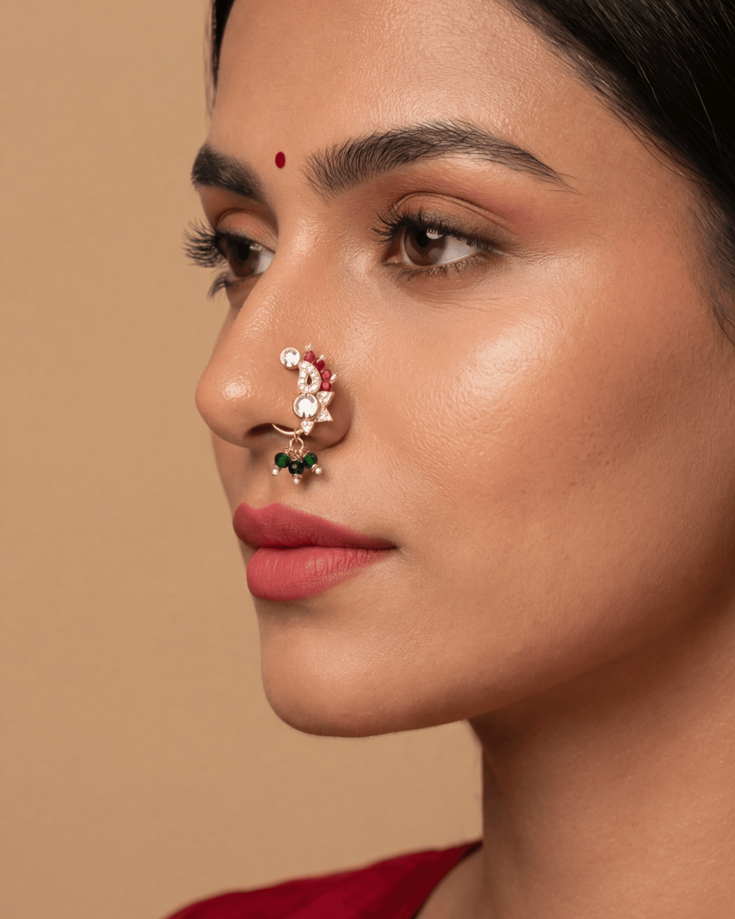 Anjana Moissanite Nose Ring