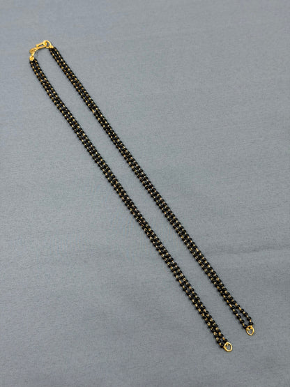 36 Inches Black Beads Chain