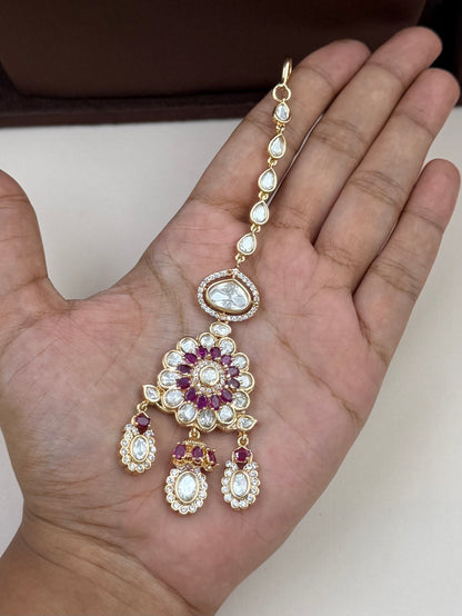Shivangi Moissanite Choker Necklace Set