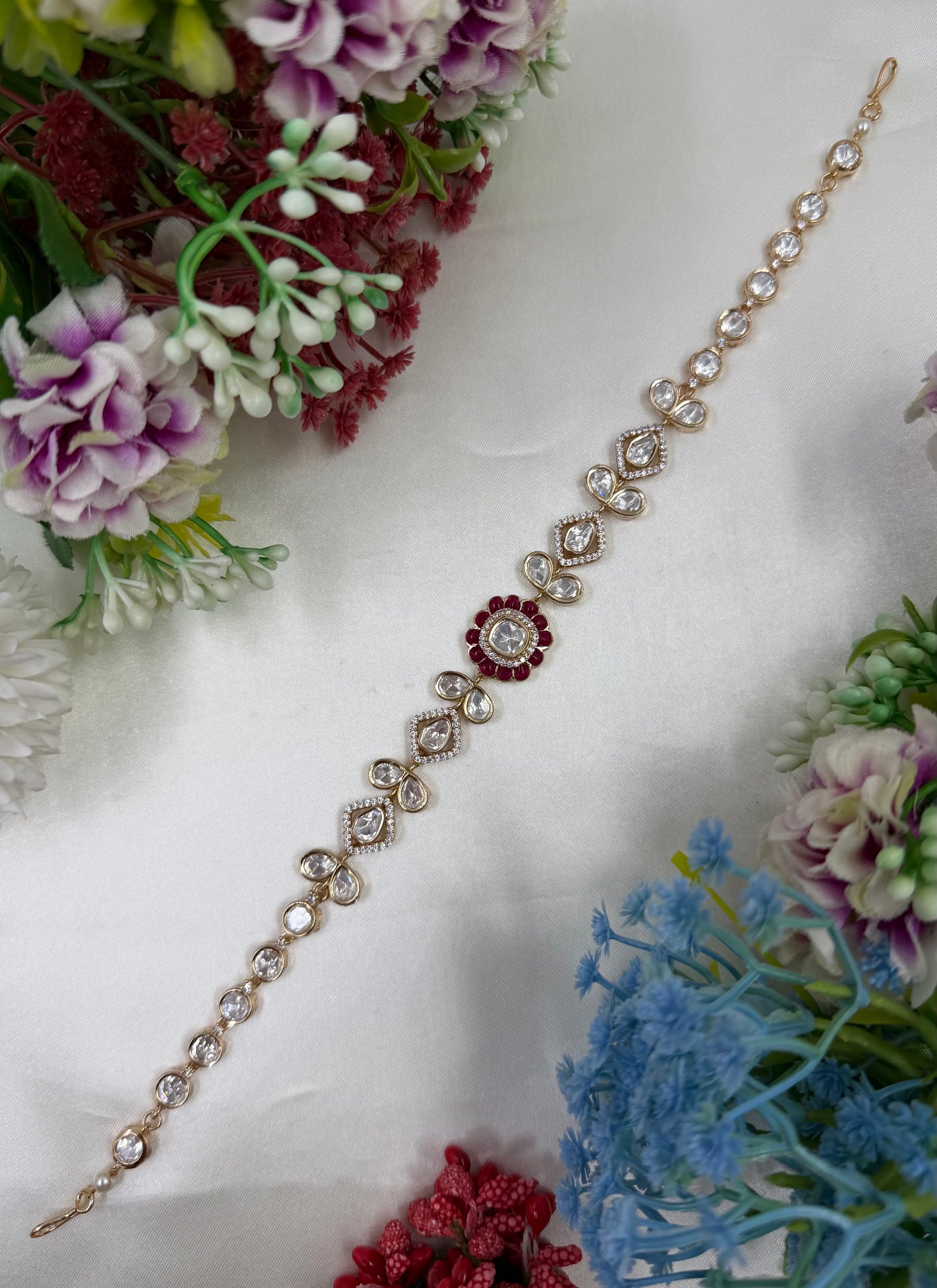 Supriya Moissanite Sheesh Patti