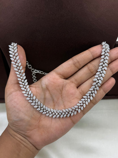 Rishika American Diamond Necklace Set