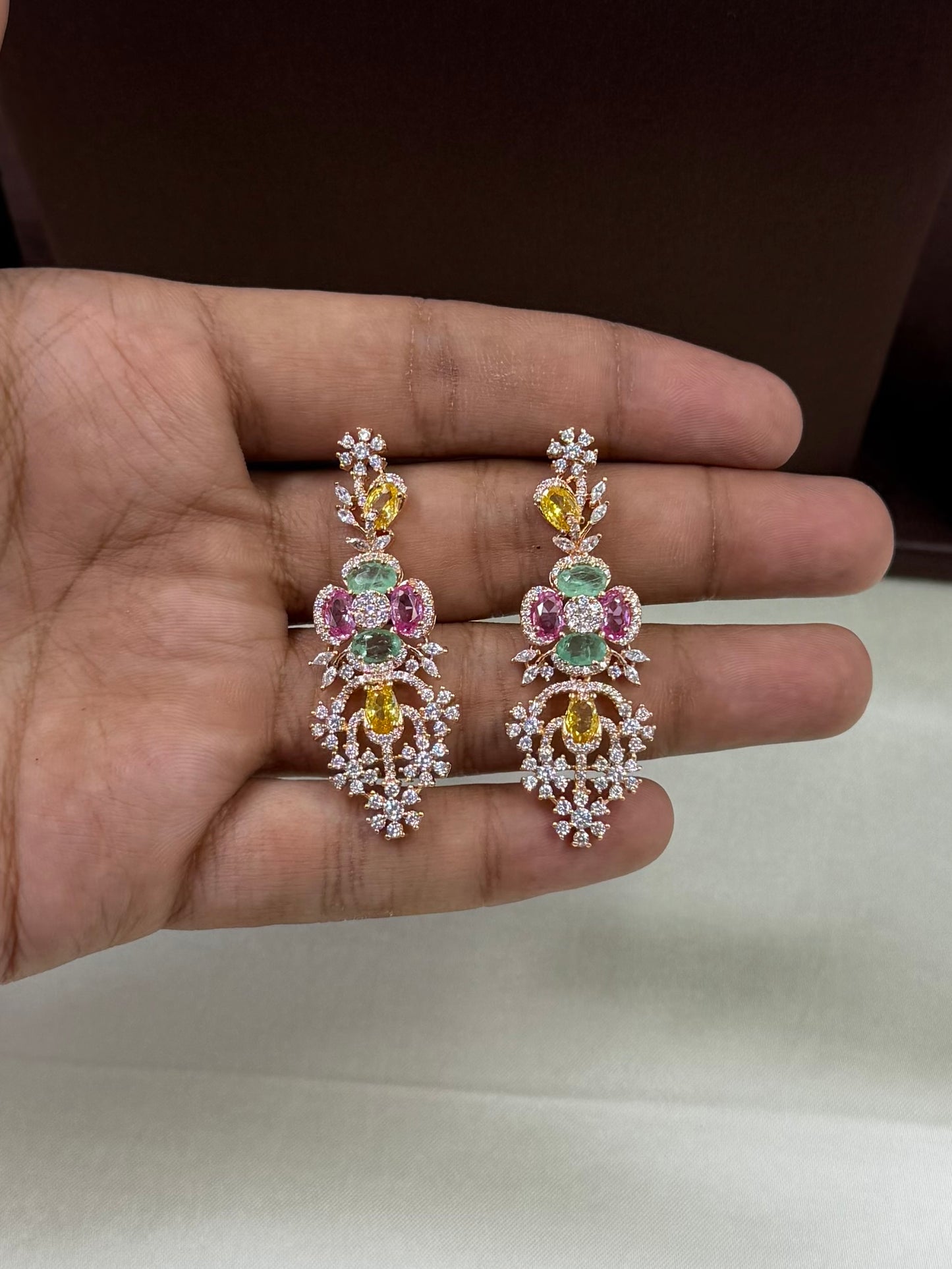 Nina American Diamond Necklace Set