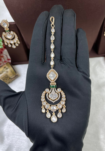 Rajvi Moissanite Premium Combo Set
