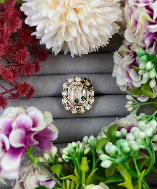 Gulnoor Moissanite Ring