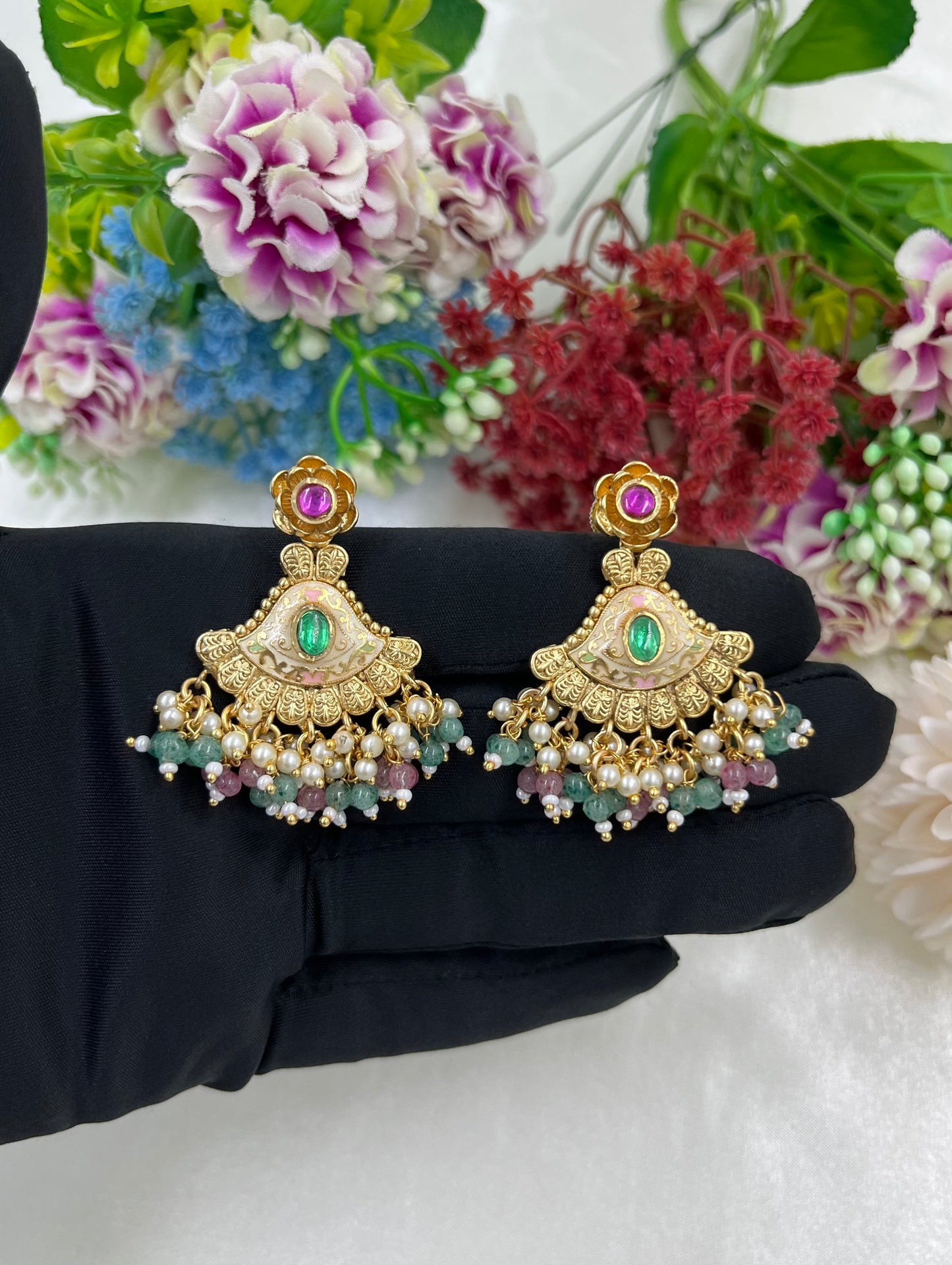 Fiza Brass Earing