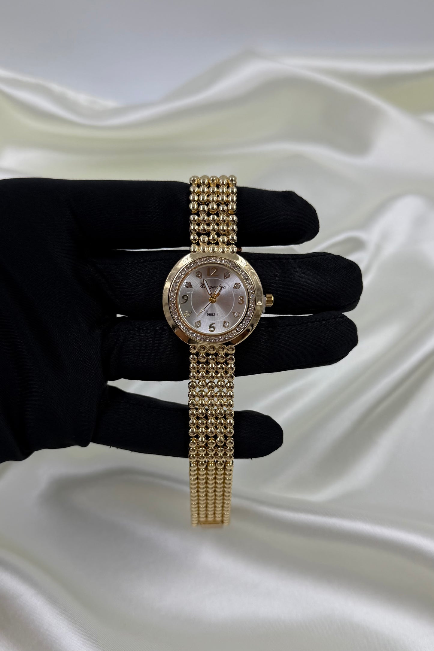 Aishita Gold Stainless Steel Watch (Adjustable)