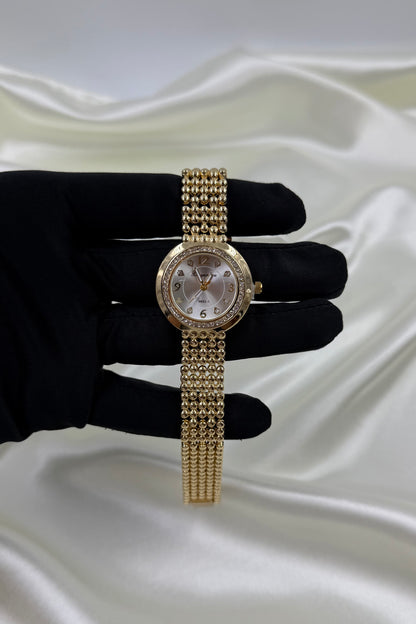 Aishita Gold Stainless Steel Watch (Adjustable)